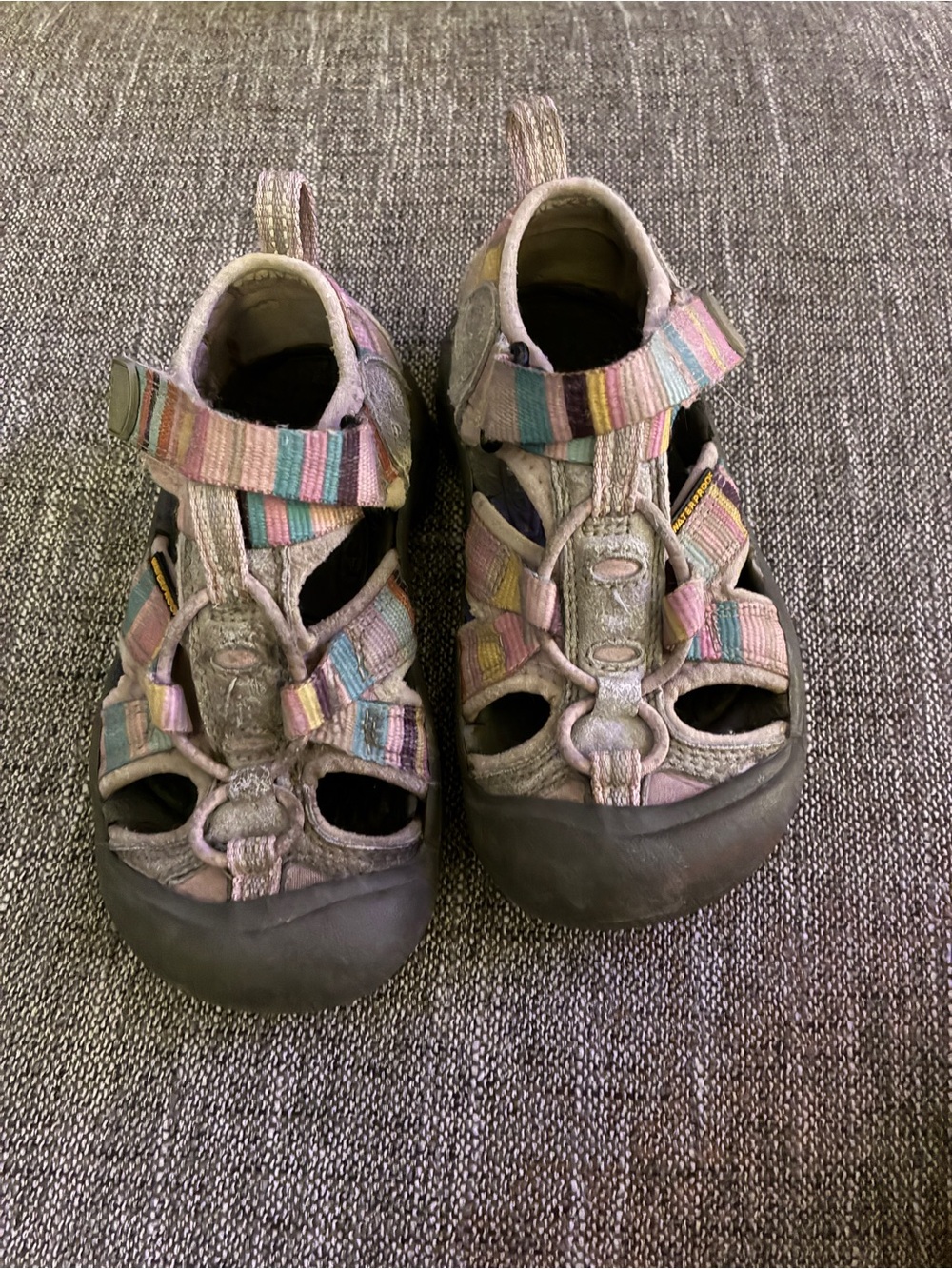Keen Kids Pastel Multicolor Striped Outdoor Sandals